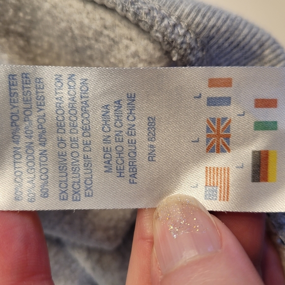 🍁CHAMPION Hoodie Pullover Sweatshirt Boys Large Gray - Picture 4 of 8